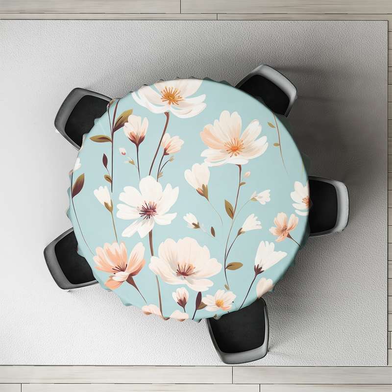 رومیزی طرح گل بهاری مدل D-0062 رومیزی طرح گل بهاری مدل D-0062