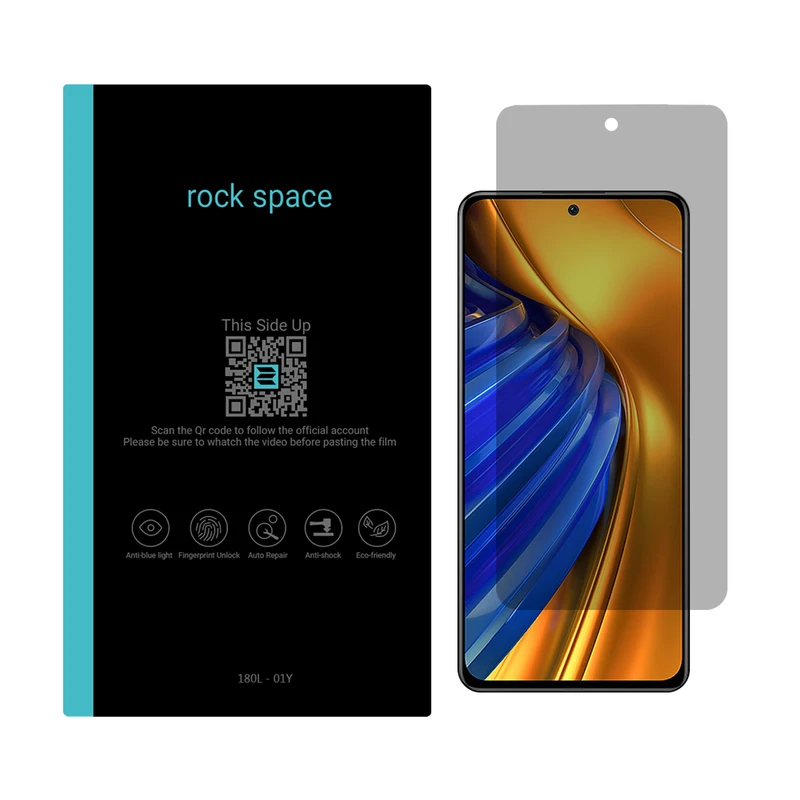 محافظ صفحه نمایش حریم شخصی راک اسپیس مدل HyPRV مناسب برای گوشی موبایل شیائومی Poco F4