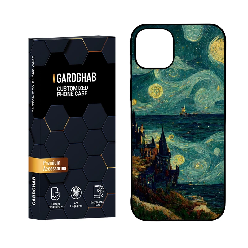 کاور گارد قاب مدل هنری مناسب برای گوشی موبایل اپل iPhone 15 Plus