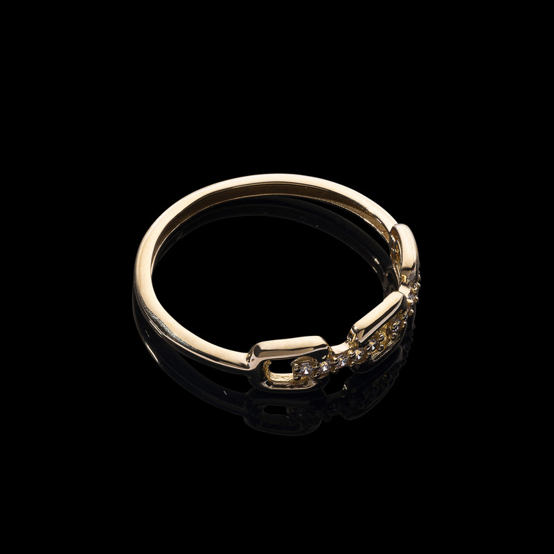 انگشتر طلا 18 عیار زنانه جواهری سون مدل 3349 انگشتر طلا 18 عیار زنانه جواهری سون مدل 3349