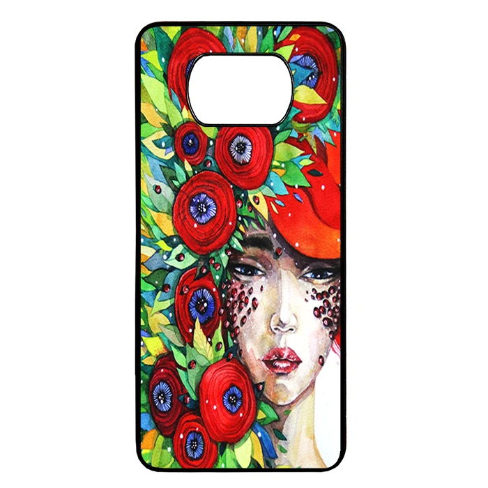  کاور طرح دختر و گل ها کد 1146 مناسب برای گوشی موبایل شیائومی poco x3/x3 pro