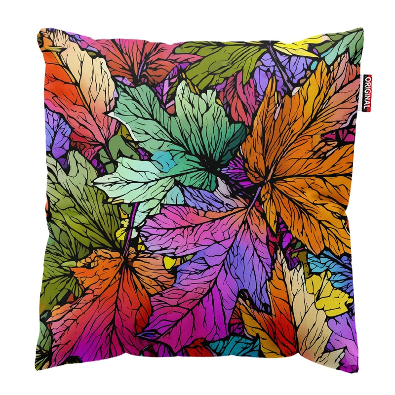 کوسن پاد آفرین طرح برگ کد 1601 سایز 30*30 سانتی متر