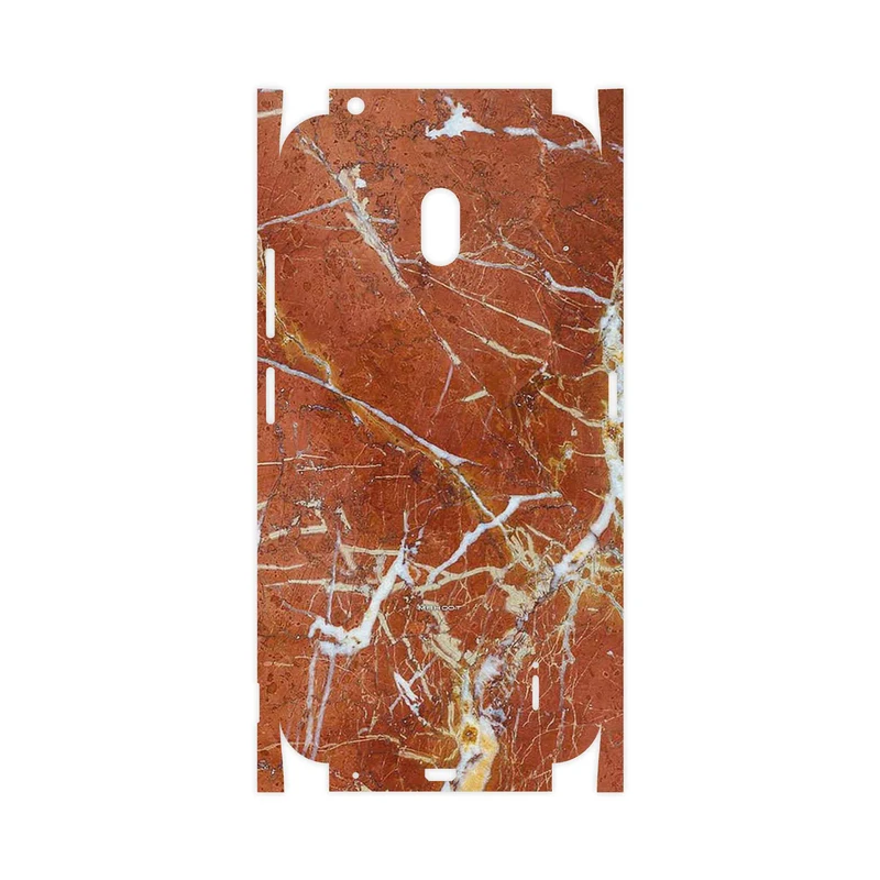 برچسب پوششی ماهوت مدل Red Marble-FullSkin مناسب برای گوشی موبایل نوکیا 2.2