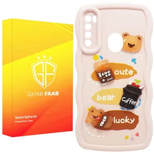 کاور قاب فاب مدل سیلیکونی فانتزی طرح دخترانه مناسب برای گوشی موبایل شیائومی Redmi Note 8