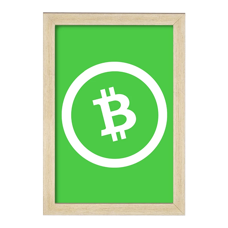 تابلو خندالو مدل ارز دیجیتال بیت کوین کش  کد 4053