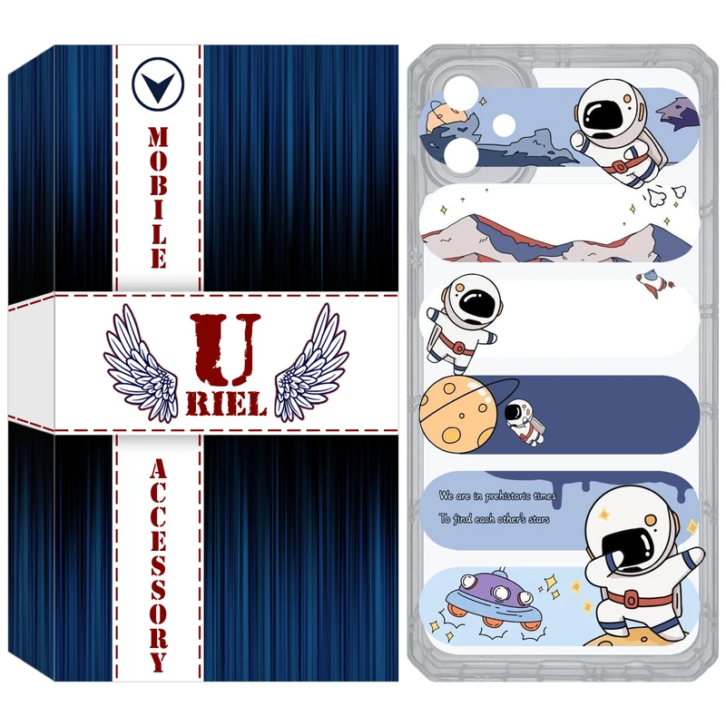 کاور یوریل مدل Clear کد 30 طرح کهکشان مناسب برای گوشی موبایل سامسونگ Galaxy A05