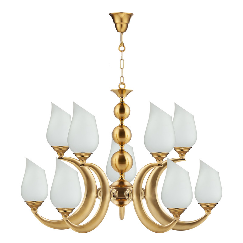 لوستر 10 شعله کارنتیس مدل آرشیدا کد KT-08