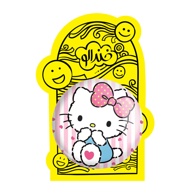 آینه جیبی خندالو مدل هلو کیتی Hello Kitty  کد 2476