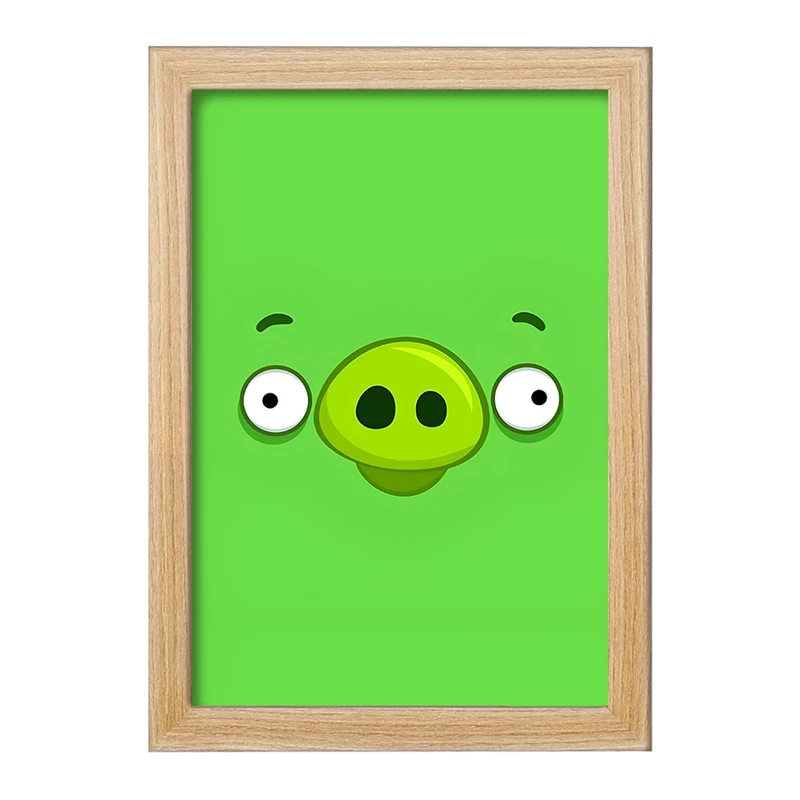 تابلو خندالو مدل پرندگان خشمگین (Angry Birds) کد F3309