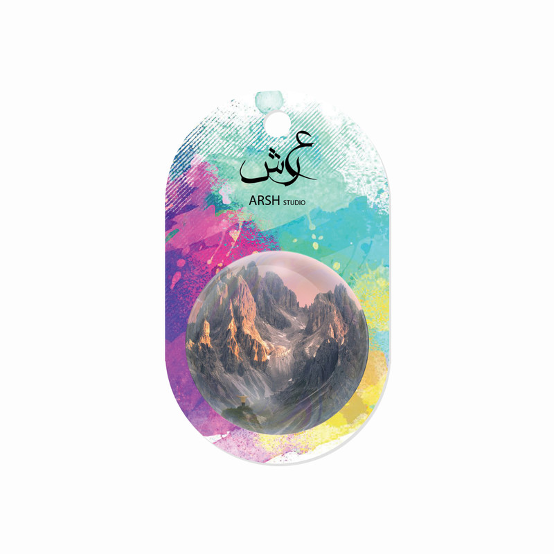 مگنت عرش طرح فانتزی منظره کوهستان کد Asm4291