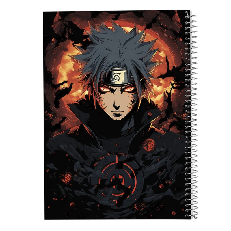 دفتر ژورنال نویسی 50 برگ مدوپد مدل نقطه ای طرح Naroto کد DF11435