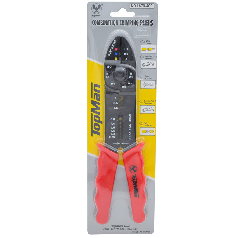 انبر پرس سر سیم تاپ من مدل 1670-400 سایز 9 اینچ