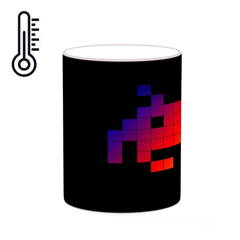 ماگ حرارتی کاکتی مدل بازی گالاگا Galaga کد mgh28574