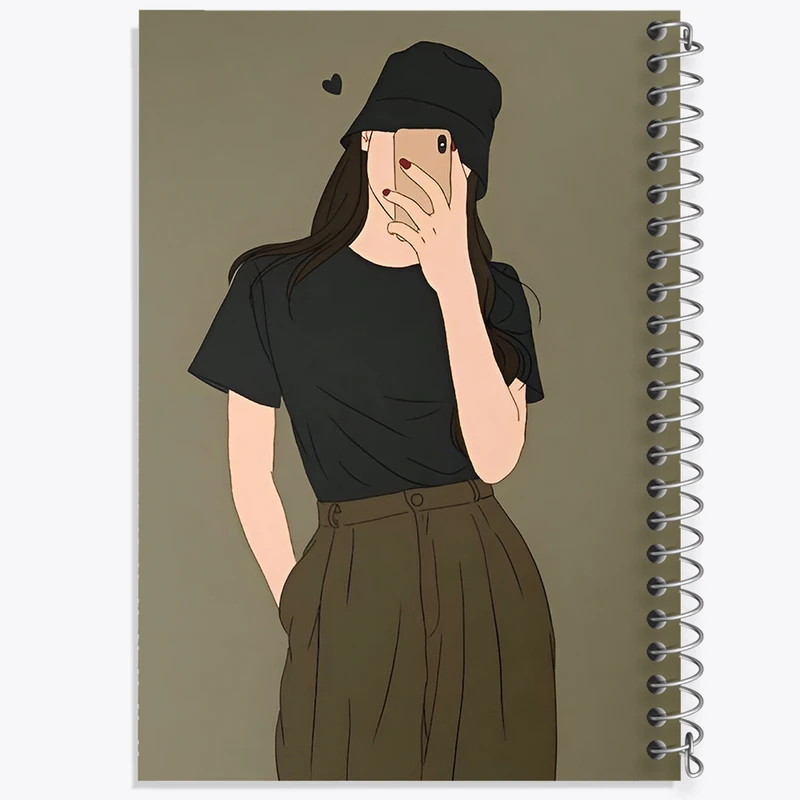 دفتر نقاشی 50 برگ خندالو طرح دخترانه کد F3823