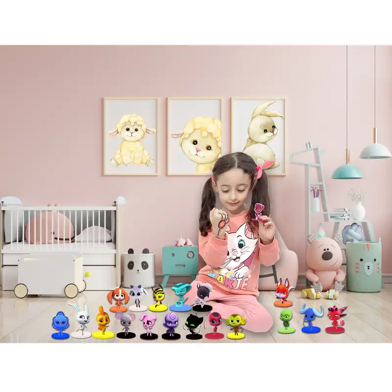 اسباب بازی زینتی مدل جعبه میراکلس مجموعه 38 عددی