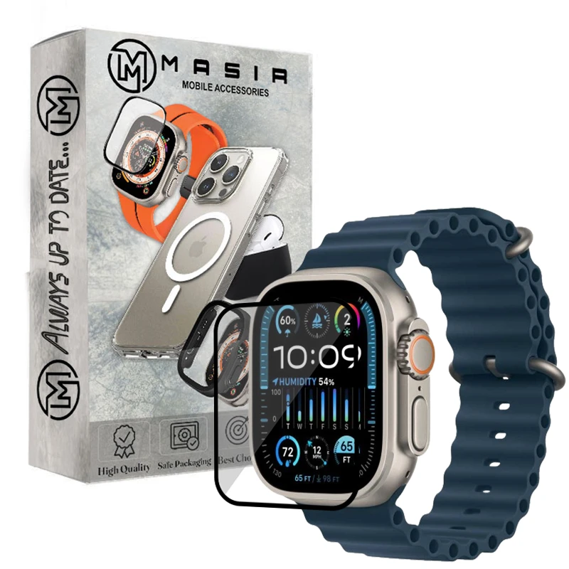 محافظ صفحه نمایش نانو مسیر مدل PMMA مناسب برای اپل واچ Ultra 49mm / Ultra 2 49mm