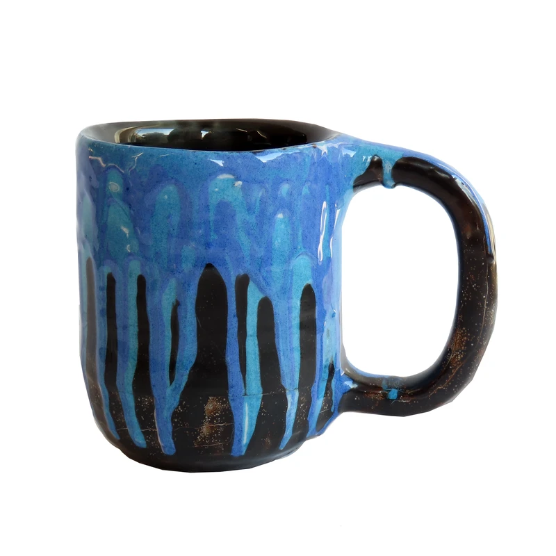 ماگ سرامیکی طرح موج مدل دستساز کد 1073