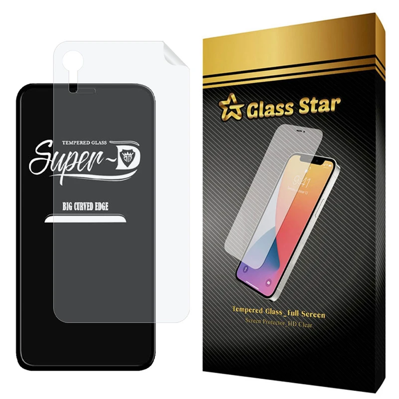 محافظ صفحه نمایش گلس استار مدل 2SN مناسب برای گوشی موبایل اپل iPhone XR به همراه محافظ پشت گوشی