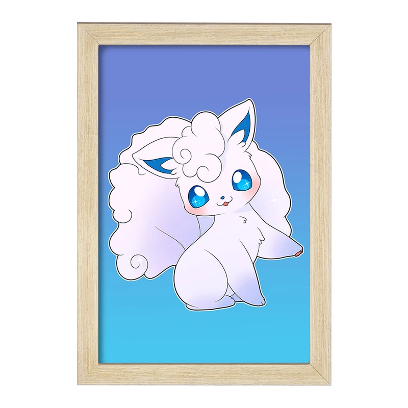 تابلو خندالو مدل الولان انیمه پوکمون  کد 17414