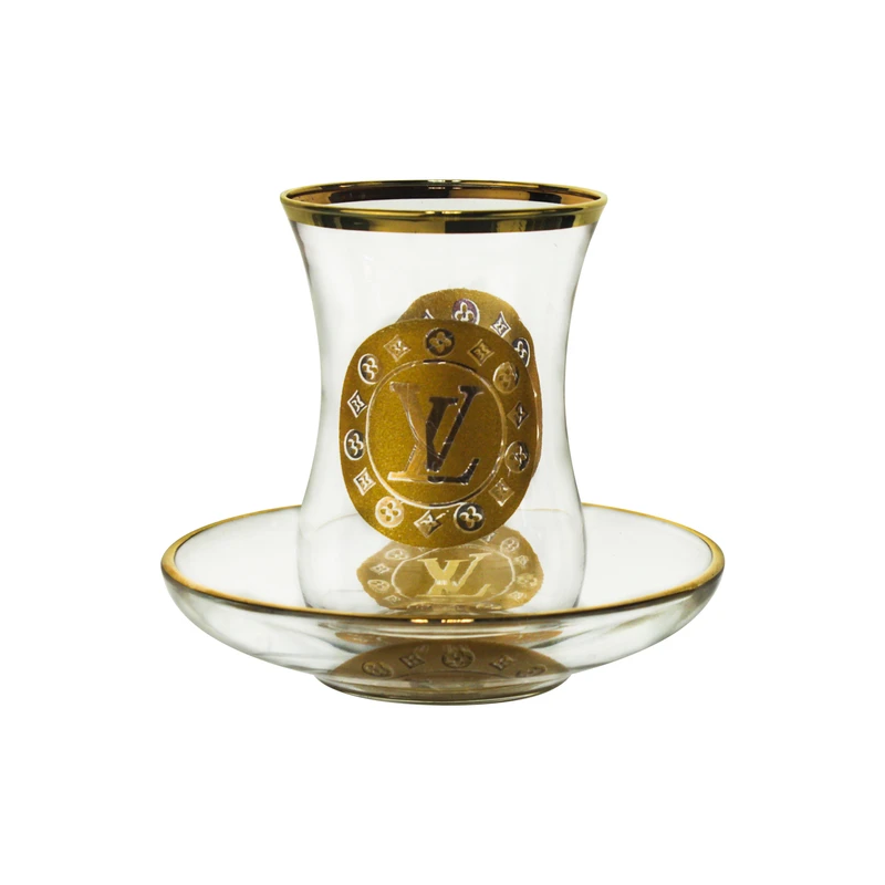 ست فنجان و نعلبکی 12 پارچه مناسب برای 6 نفر مدل کمرباریک کد 5571