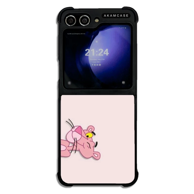 کاور آکام مدل AMC-WSGZFLIP5-PINK PANTHER4 مناسب برای گوشی موبایل سامسونگ Galaxy Z Flip 5