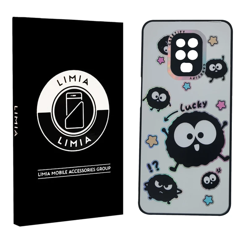 کاور لیمیا مدل فانتزی لنزدار طرح عروسکی شبرنگی مناسب برای گوشی موبایل شیائومی Redmi Note 9S/9 Pro
