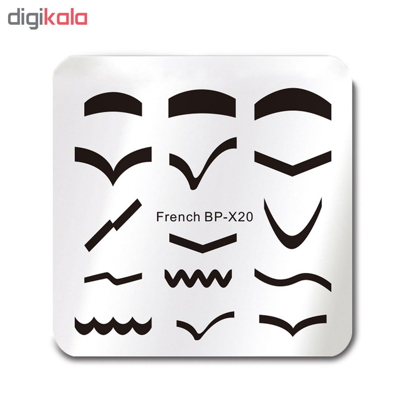 شابلون طراحی ناخن برن پرتی مدل BP X20