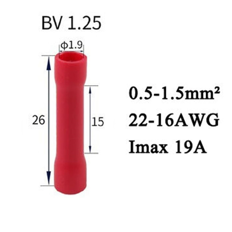 سرسیم مدل لوله ای BV1.250 بسته 20 عددی