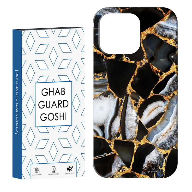 کاور قاب گارد گوشی طرح سنگ زمرد کد Dimo-783 مناسب برای گوشی موبایل اپل  IPHONE 13 PRO MAX