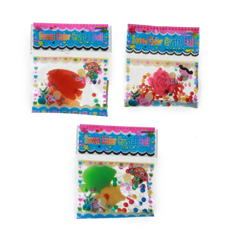 خاك ژله اي کریستالی مدل seven color كد 1265 بسته 3 عددی