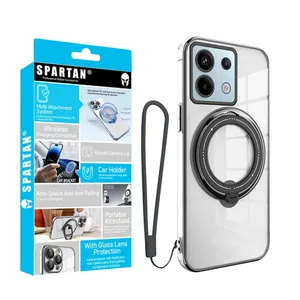 Spartan Ring Stand Strap Cover For Xiaomi Redmi Note 13 Pro 5G