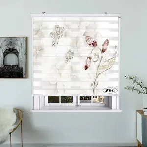 پرده زبرا زیو کد 3D1437 سایز 150x200 سانتی متر