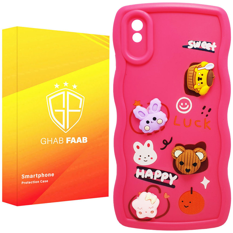 کاور قاب فاب مدل سیلیکونی فانتزی طرح دخترانه مناسب برای گوشی موبایل شیائومی Redmi 9A / Redmi 9AT / Redmi 9i