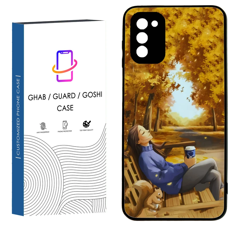 کاور قاب گارد گوشی طرح دخترانه کد 46 - TPU مناسب برای گوشی موبایل سامسونگ Galaxy A03S