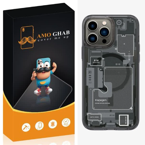 کاور عمو قاب مدل Ultra Hybrid Zero One مناسب برای گوشی موبایل اپل  iPhone 15 Pro Max