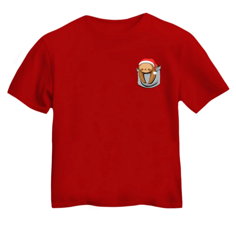 تی شرت آستین کوتاه بچگانه مدل خرس کریسمس کد 4