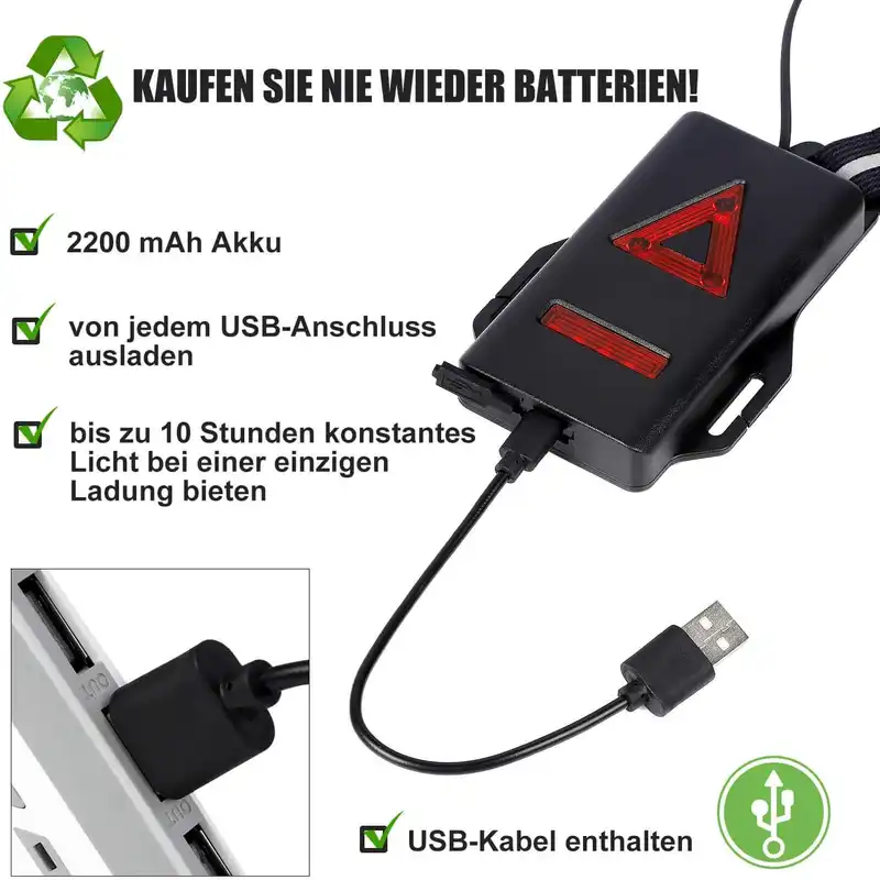 چراغ ال ای دی پرتابل وست لایت مدل YP0701241-8A-Black