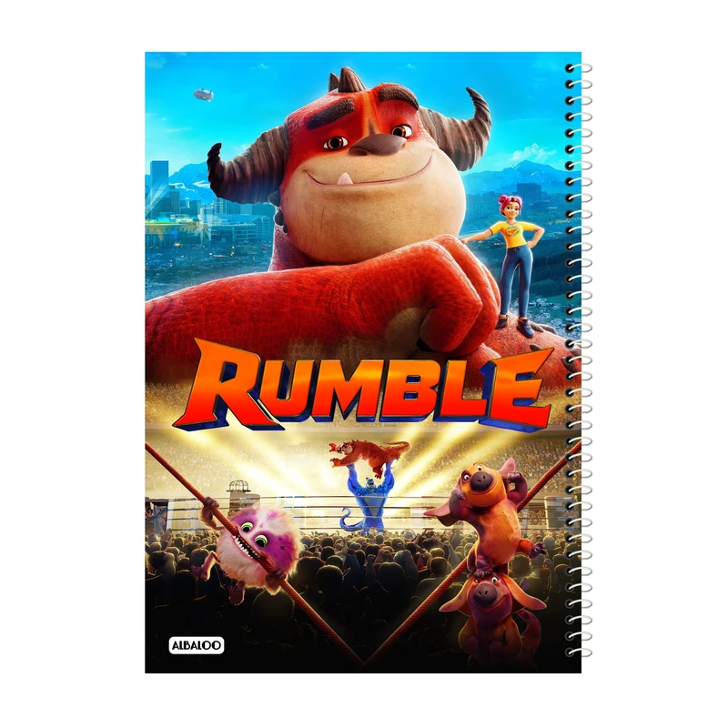 دفتر نقاشی 50 برگ آلبالو طرح انیمیشن رامبل کد 2146