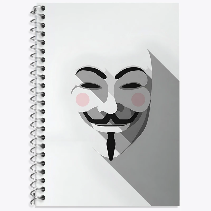 دفتر زبان 50 برگ خندالو مدل سه خط طرح آنانیموس کد N3424