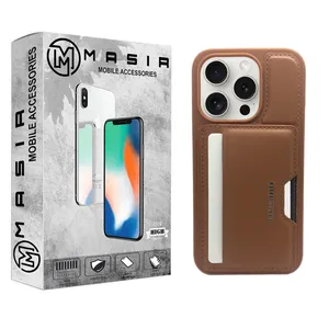  Masir Leather Stand Cover suitable for Apple iPhone 15 Pro