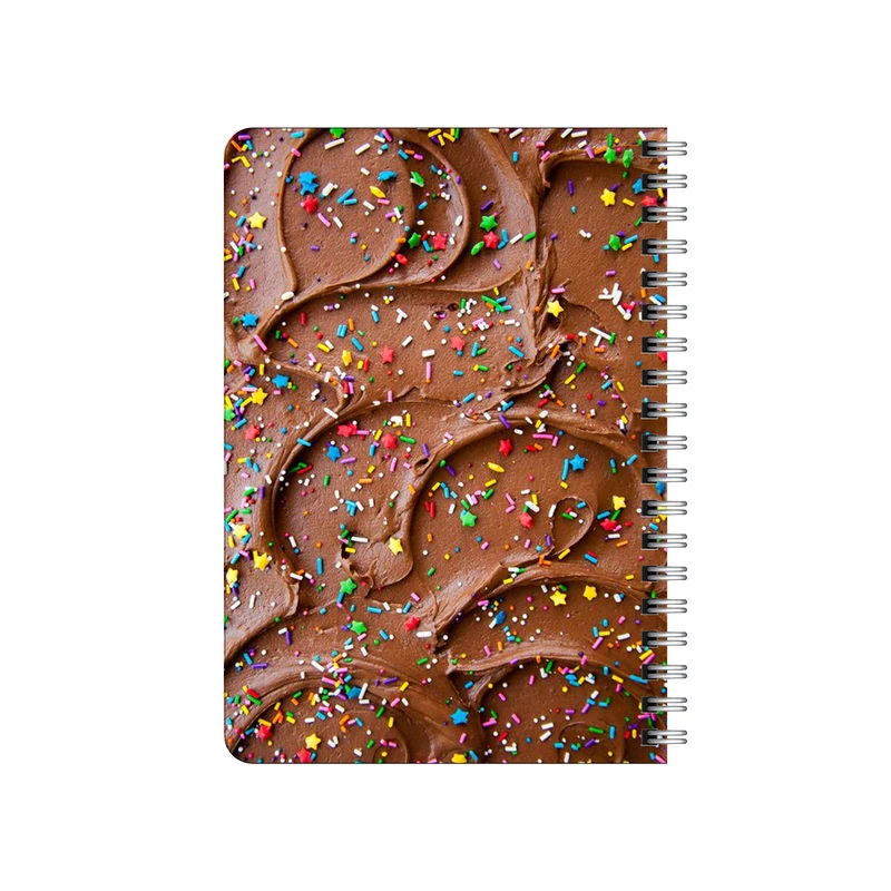 دفترچه یادداشت بامبیلیپ مدل چوبی طرح شکلات و ترافل رنگی کد 1524408