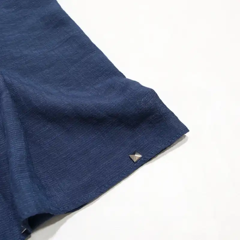 شال زنانه مدل نخی پفکی حاشیه پانچی کد 7055