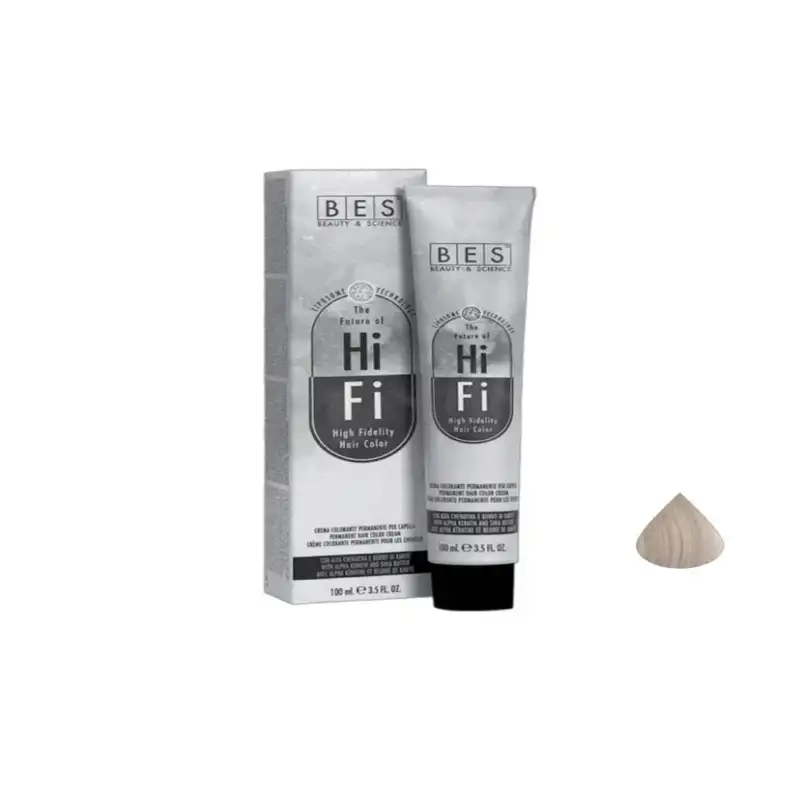 رنگ مو بس مدل ash شماره F19 حجم 100 میلی لیتر رنگ فانتزی خاکستری