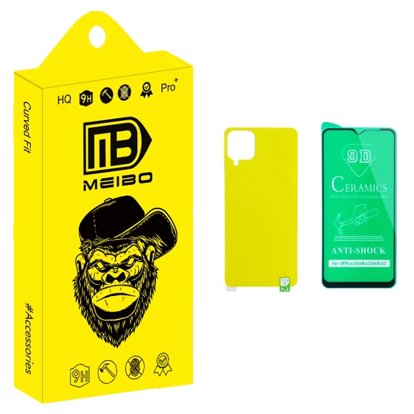 محافظ صفحه نمایش سرامیکی و پشت گوشی میبو مدل +MHD مناسب برای گوشی موبایل سامسونگ Galaxy A12