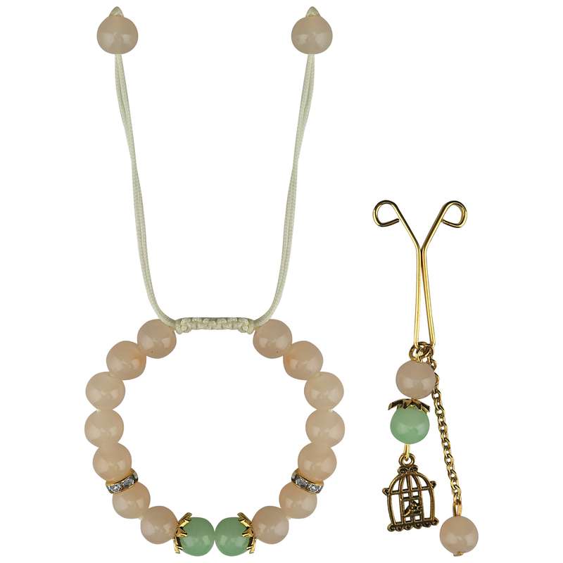 نیم ست دستبند و گیره روسری زنانه کد i10 نیم ست دستبند و گیره روسری زنانه کد i10