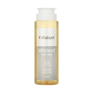 تونر پاک کننده صورت ویتالیر مدل whitevit حجم 200 میلی لیتر