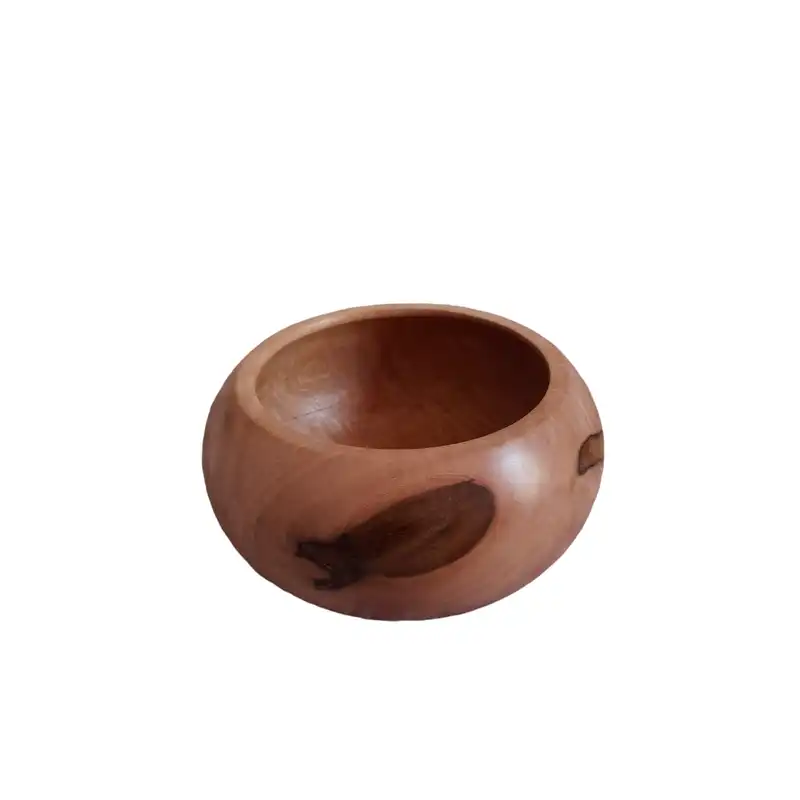 کاسه چوبی مدل خمره