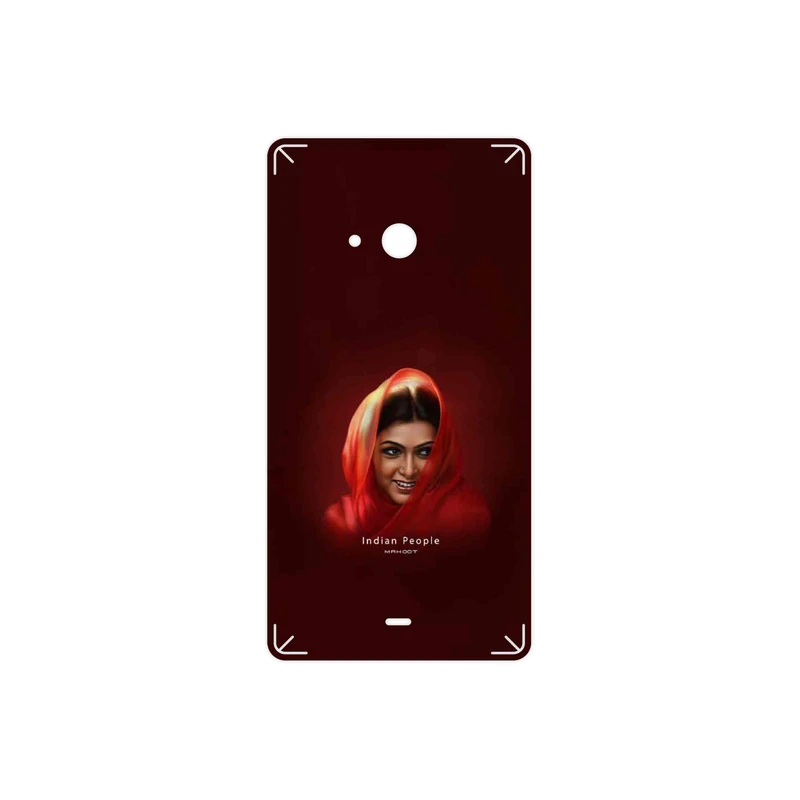 برچسب پوششی ماهوت مدل Portrait of an Indian Woman مناسب برای گوشی موبایل مایکروسافت Lumia 540