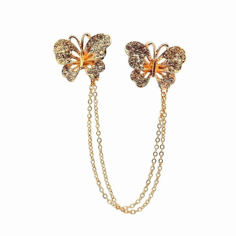 گل سینه زنانه مدل پروانه