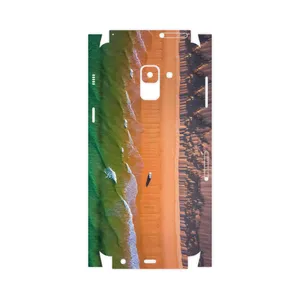 MAHOOT Beach and Green Sea-FullSkin Cover Sticker for Samsung Galaxy A8 2018